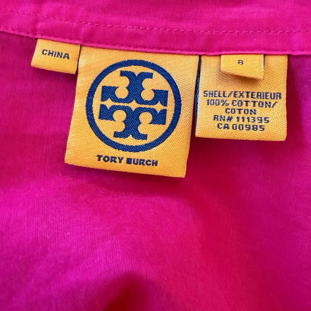 Tory‎ Burch Brigette Button Up long Sleeve Size 8